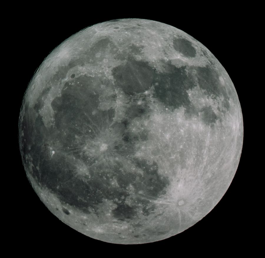 The full Moon in close detail