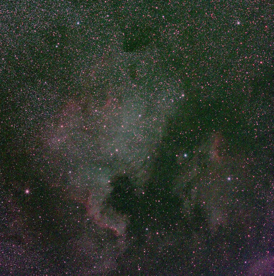 The North America Nebula in Cygnus